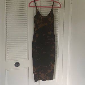 Target Wild Fable Black Midi Dress, Size Small